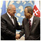 Prezident SR sa stretol s generlnym tajomnkom OSN Ban Ki-Moonom - 25.9.2007 [nov okno]