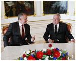 Prezident Andrej Kiska na oficilnej nvteve v Prahe