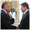 Prezident Andrej Kiska prijal ministra zahraninch vec Miroslava Lajka 