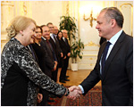 Prezident Andrej Kiska prijal slovenskch europoslancov