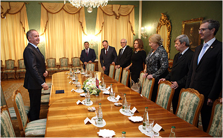Prezident Andrej Kiska prijal slovenskch europoslancov