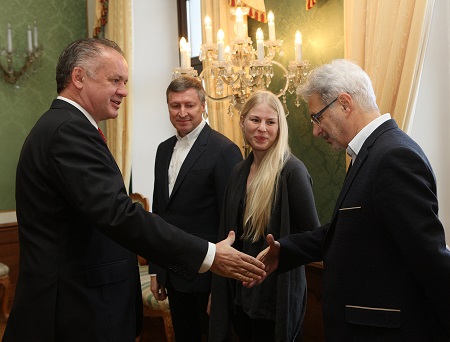 Andrej Kiska sa stretol s predstavitemi nadcie Zastavme korupciu