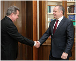 Prezident Andrej Kiska prijal predsedu radu pre regulciu sieovch odvetv 