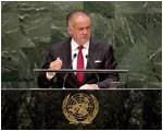 Prezident Andrej Kiska vystpil na pde OSN v New Yorku