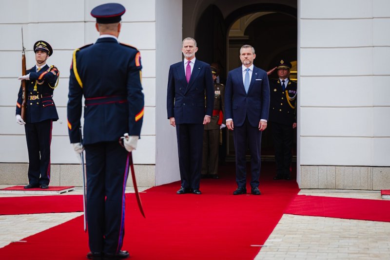 Prezident SR Peter Pellegrini privítal španielskeho kráľa Filipa VI. Prezident SR Peter Pellegrini privítal španielskeho kráľa Filipa VI.