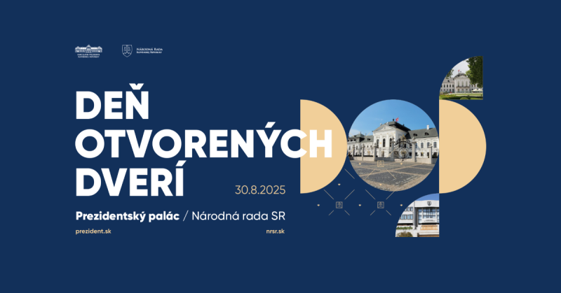 Už v sobotu sa uskutoční Deň otvorených dverí v Prezidentskom paláci