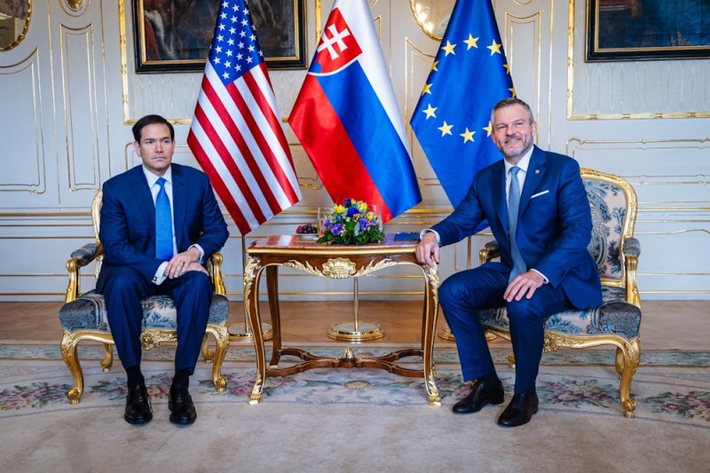 Prezident SR prijal ministra zahraničných vecí USA Marca Rubia