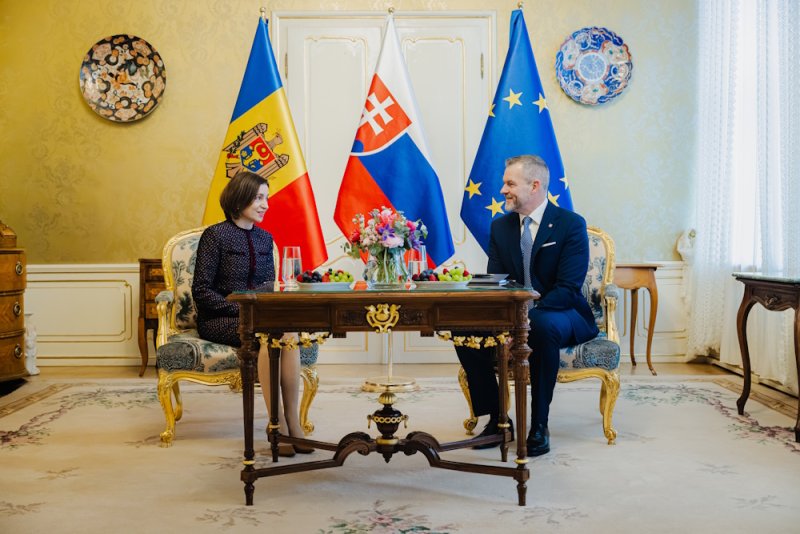 Prezident deklaroval podporu Slovenska v úsilí Moldavska stať sa členom Únie