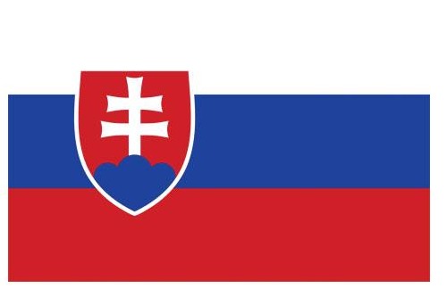 Vlajka sa skladá z troch pozdĺžnych pruhov - bieleho, modrého a červeného. Sú rovnakej šírky a usporiadané pod sebou. Na prednej polovici listu štátnej vlajky je umiestnený štátny znak.
