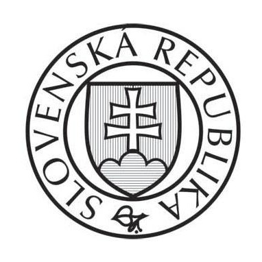 Pečať je okrúhla. V jej strede je vyobrazený štátny znak, pričom farby znaku sú vyznačené heraldickým šrafovaním. Okolo štátneho znaku je do kruhu umiestnený nápis (kruhopis) Slovenská republika.
