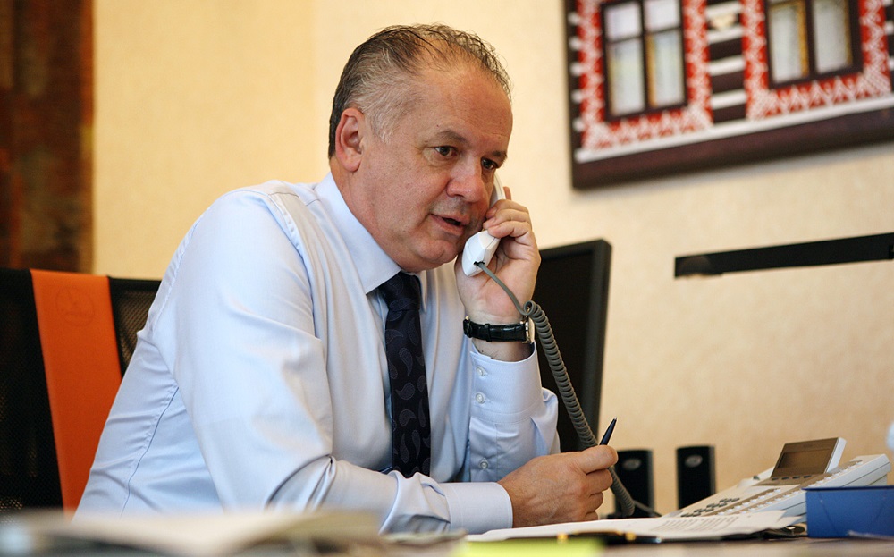 Kiska called Poroshenko on situation in eastern Ukraine