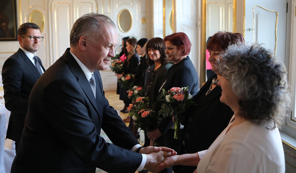 Prezident pozval desať žien na obed k Medzinárodnému dňu žien