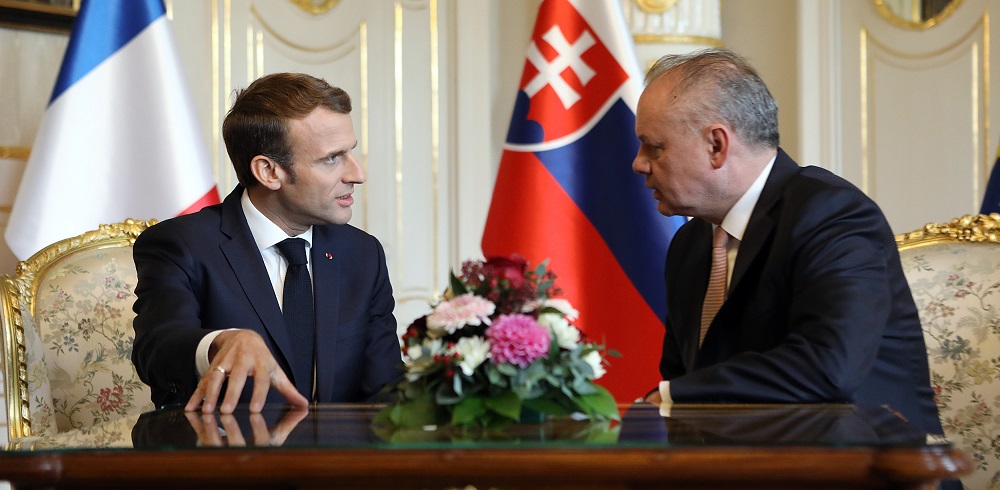 President Kiska received French president Macron 