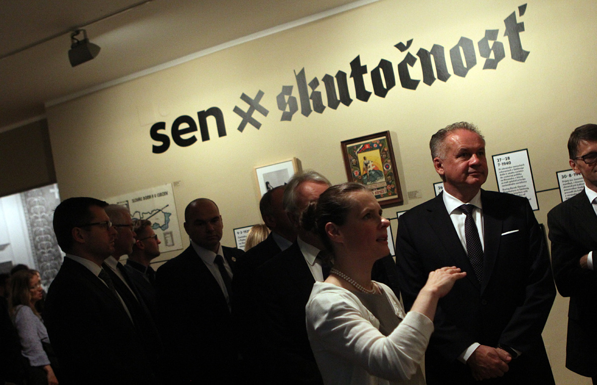 Prezident Kiska bol v SNG na výstave o slovenskom štáte