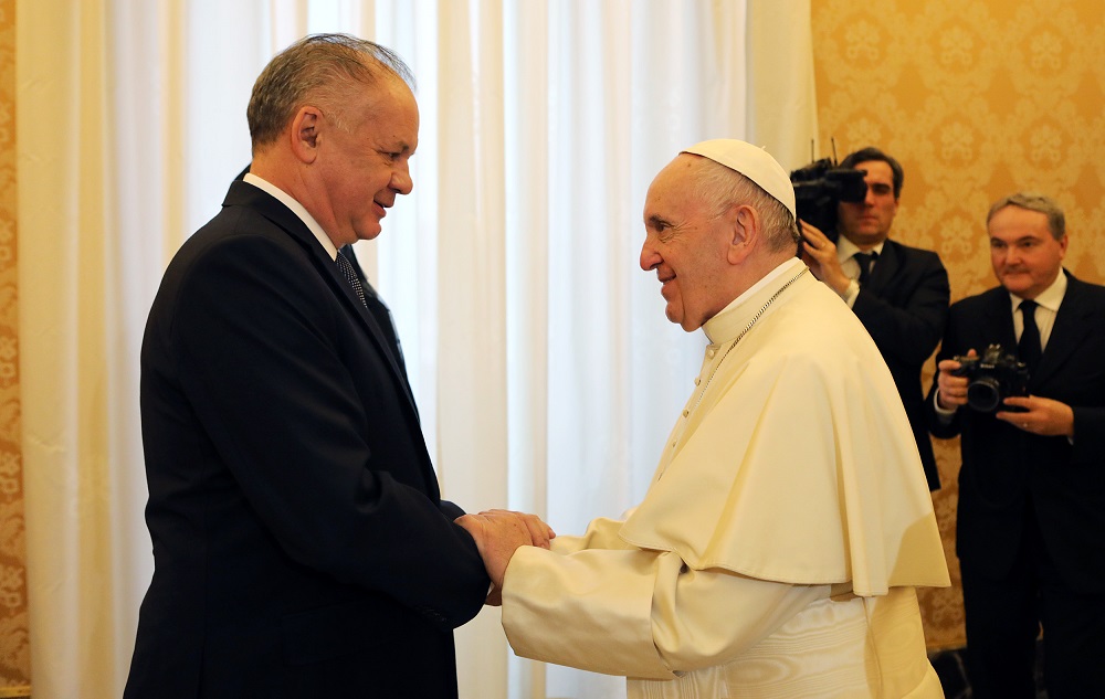 President: The Pope is the most cherished man I could ever meet