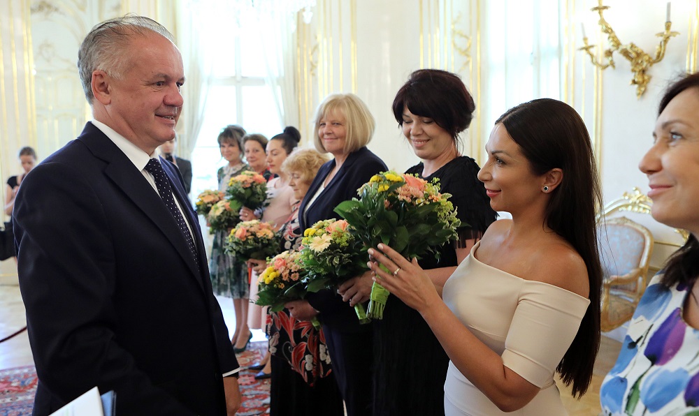 Prezident pozval na obed ocenené Slovenky roka