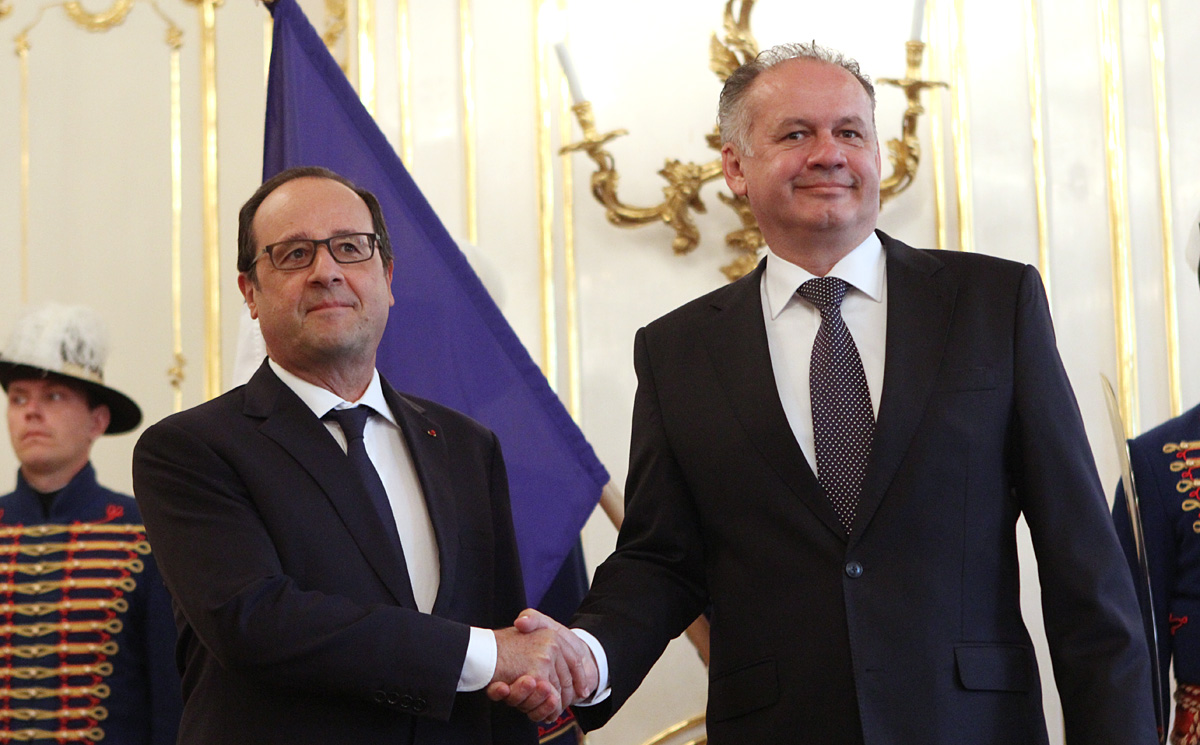 Kiska negotiated with French President