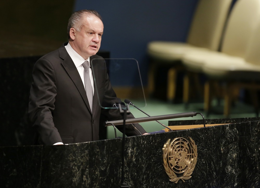 Kiska: Slovakia fully supports the 2030 Agenda