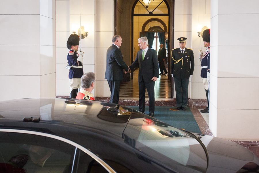 Prezident Kiska sa v Bruseli stretol s kráľom Filipom