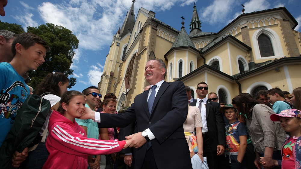 Andrej Kiska sa zúčastnil na Levočskej púti