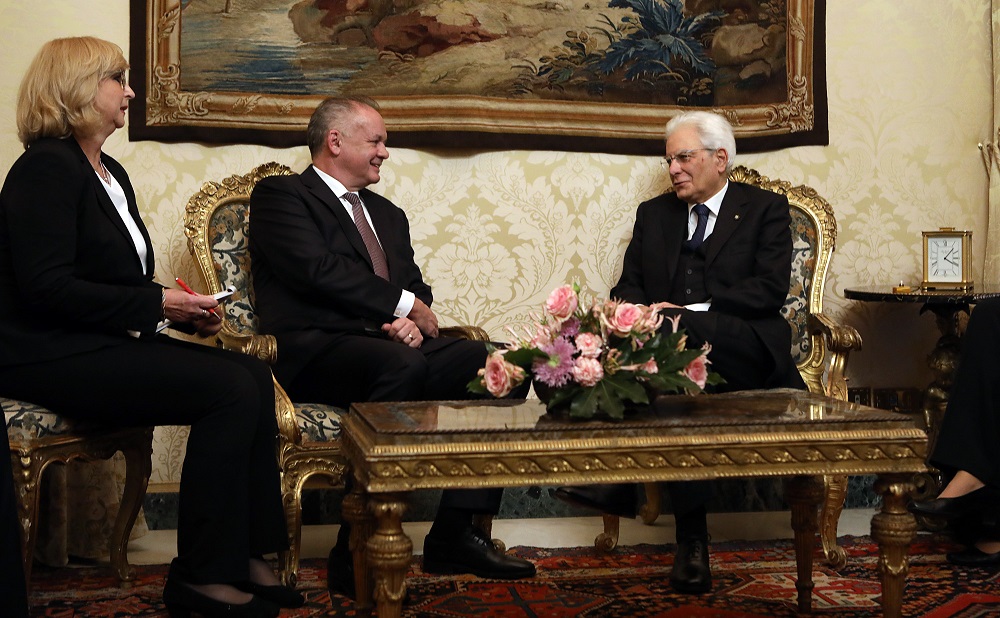 Kiska debates with President of Italy: The young are supporters of the EU