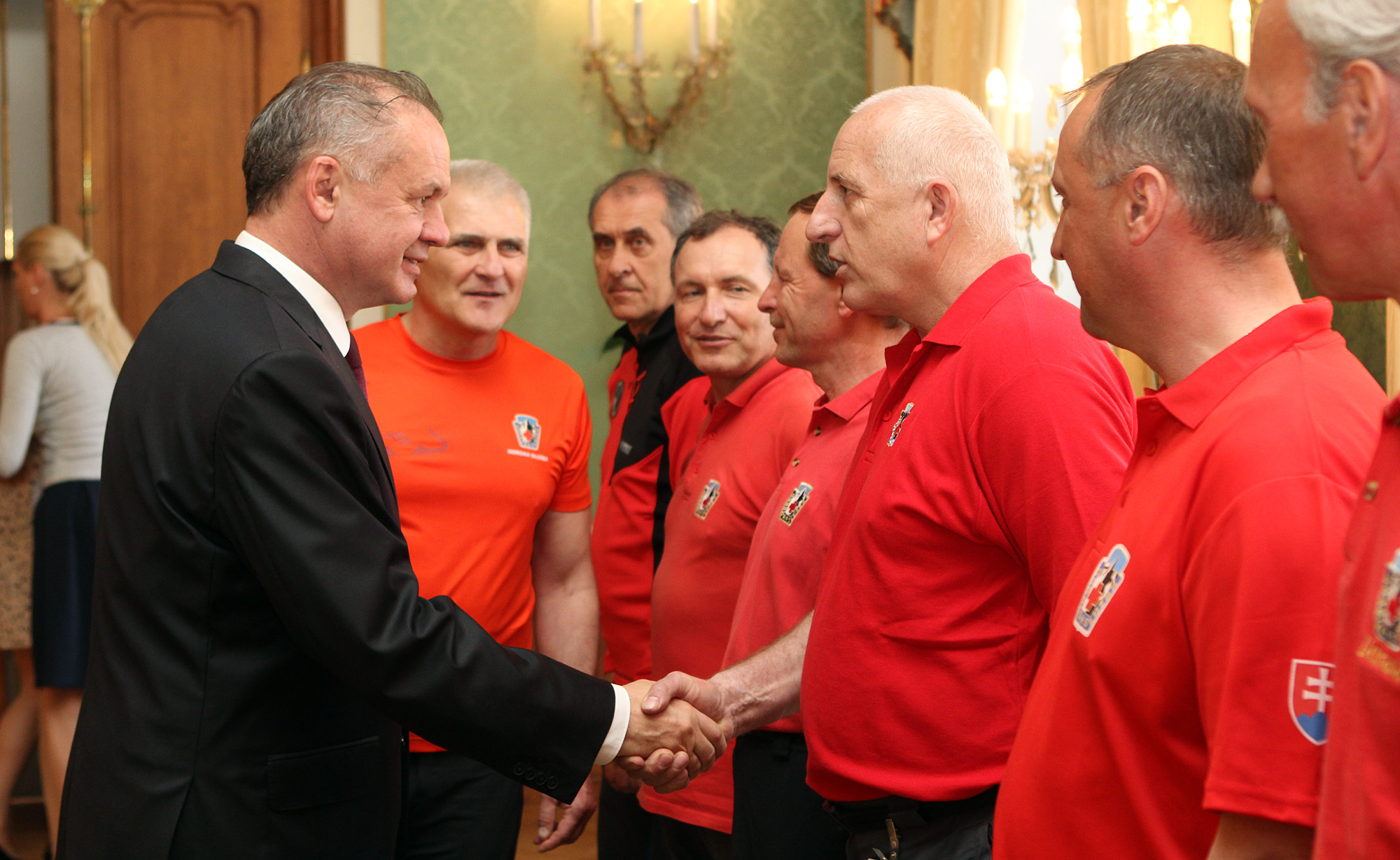 Prezident prijal dobrovoľných horských záchranárov