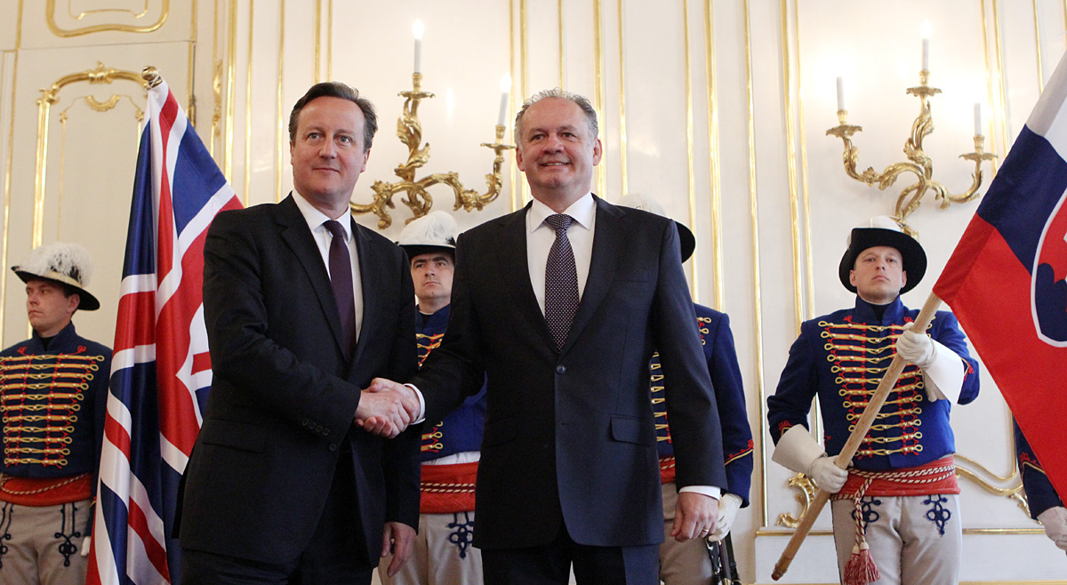 Kiska received Cameron: Britain has key importance for Europe