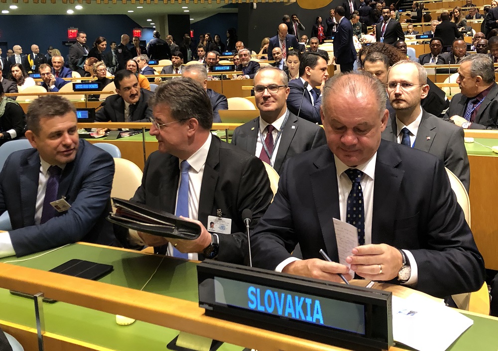 Kiska’s first day at the UN: I disagree with national egoism