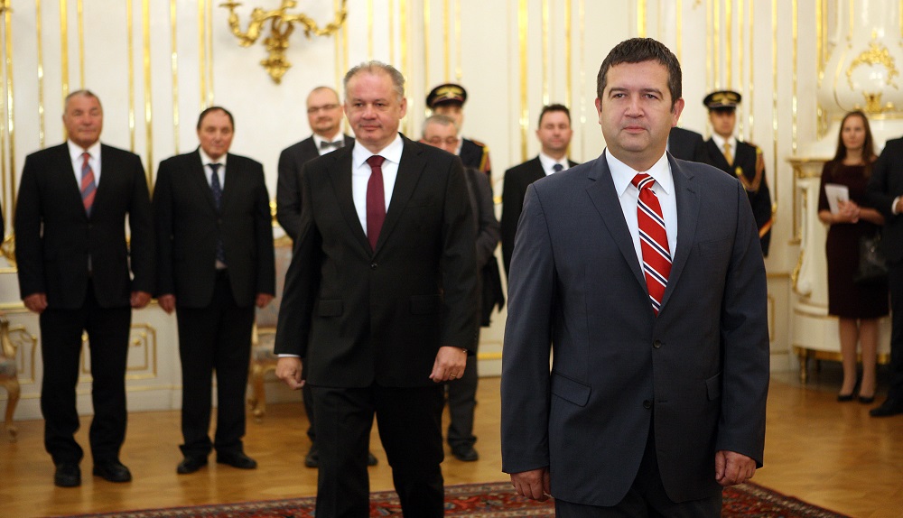 Prezident prijal predsedu Poslaneckej snemovne Českej republiky Jana Hamáčka