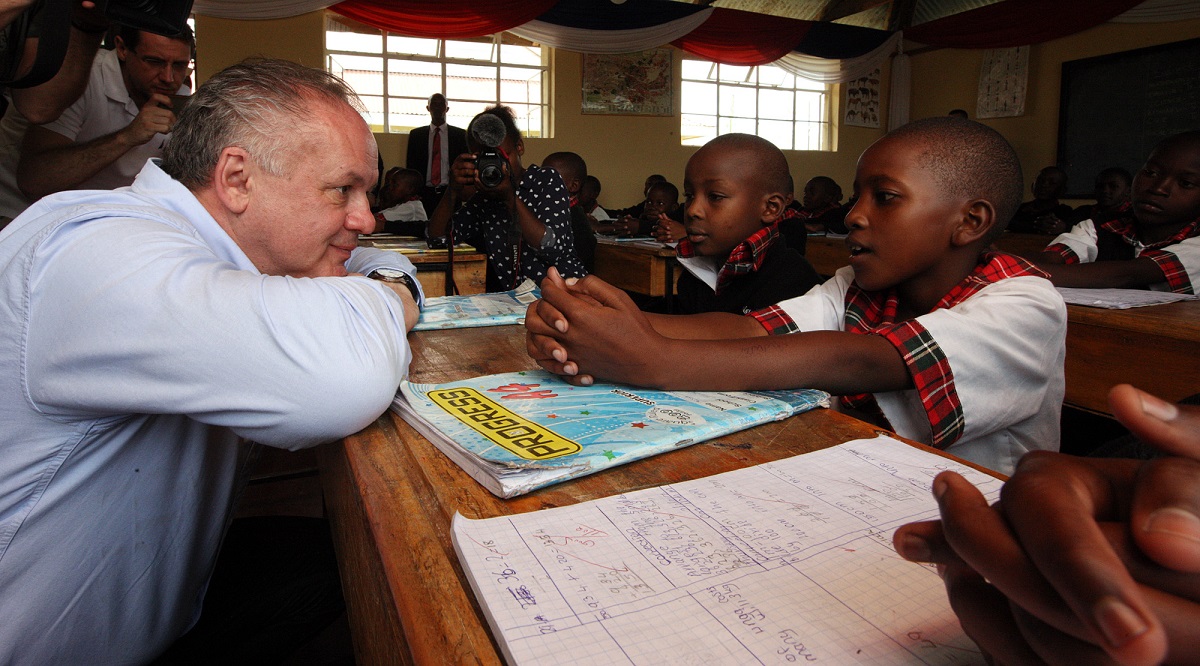 Kiska paid visit to several Slovak projects in Nairobi