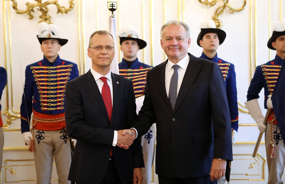 Prezident Kiska prijal nových veľvyslancov Švajčiarska a Poľska