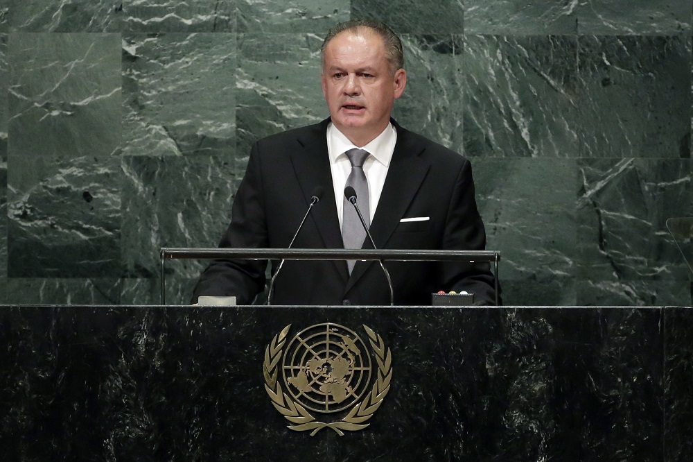 President Kiska at UN session: It is our moral duty to help
