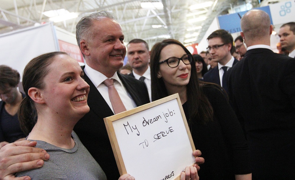 Kiska hovoril na Profesia days o podmienkach na trhu práce