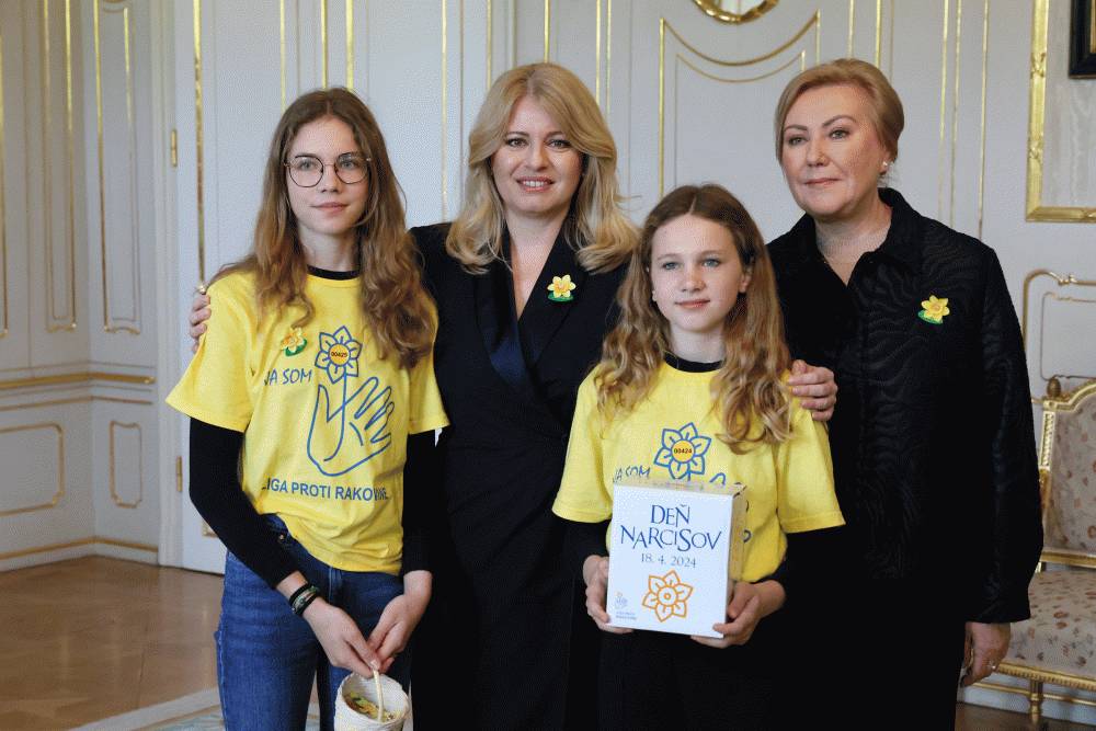 Deň narcisov: Prezidentka podporila zbierku Ligy proti rakovine