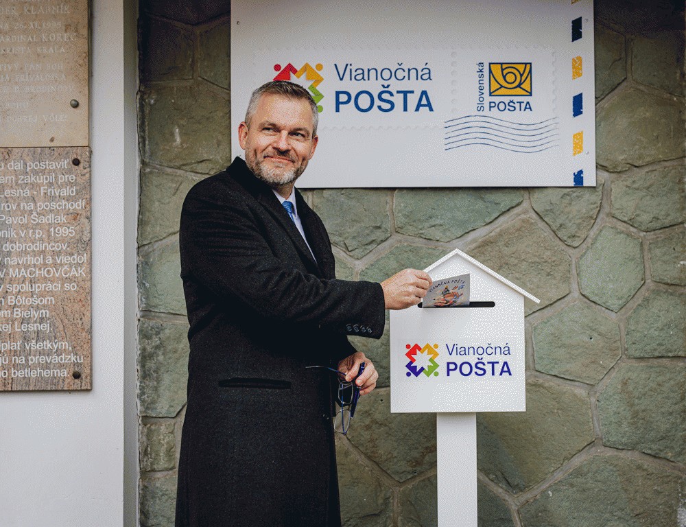 Prezident SR: Vianočná pošta prináša radosť a spája generácie