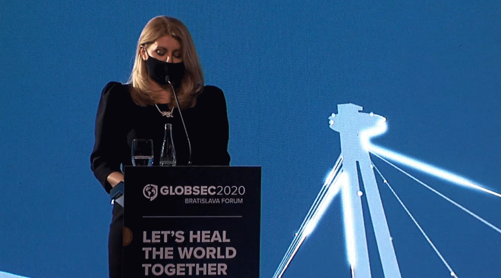 Prezidentka na Globsecu:  Musíme robiť veci lepšie a konať spoločne