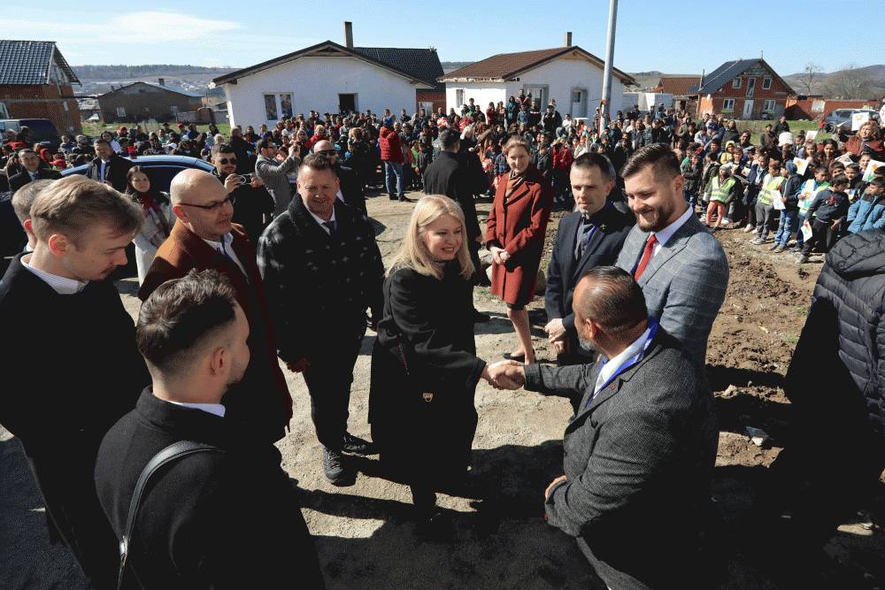 Prezidentka ocenila projekt výstavby domov v Kecerovciach