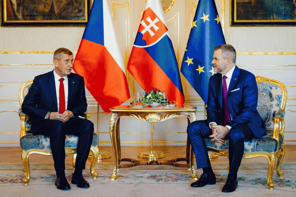 Prezident SR prijal predsedu českej vl&aacute;dy na n&aacute;stupnej n&aacute;v&scaron;teve