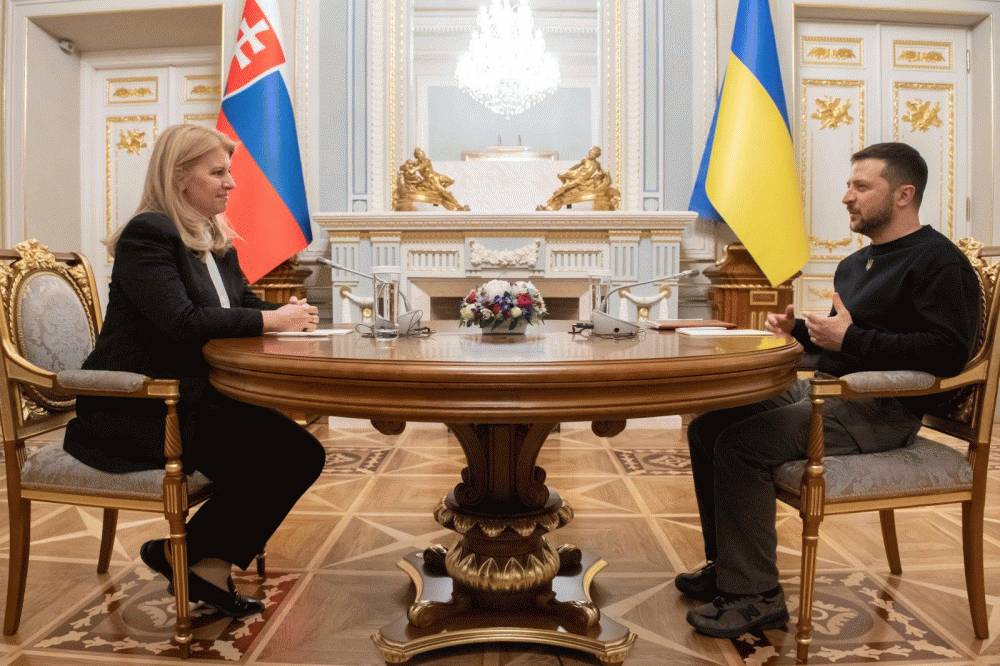 Prezidentka v Kyjeve opätovne vyjadrila podporu Volodymyrovi Zelenskému 