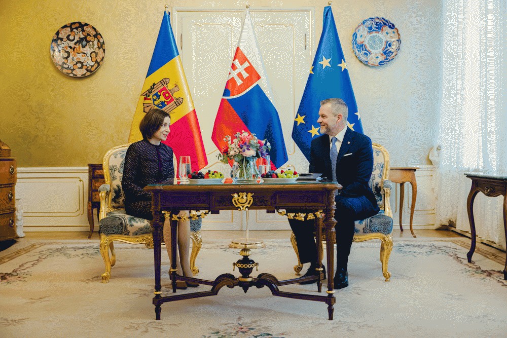 Prezident deklaroval podporu Slovenska v &uacute;sil&iacute; Moldavska stať sa členom &Uacute;nie