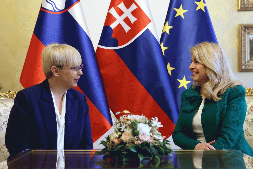Slovinská prezidentka Pircová Musarová prišla na návštevu SR