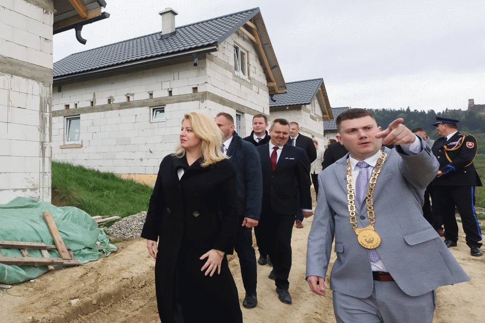 Prezidentka po piatich rokoch ocenila zmeny v obci Zborov 