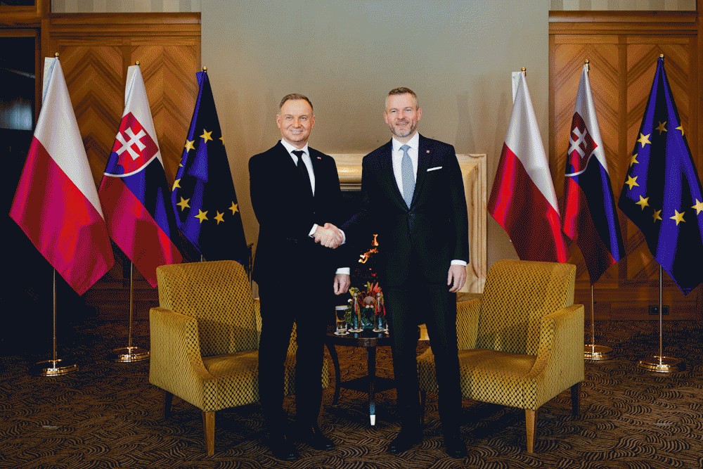 Prezident SR privítal na rozlúčkovej návšteve poľskú hlavu štátu