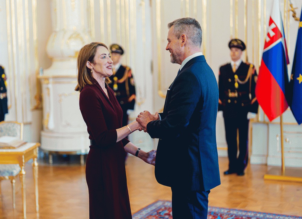 Prezident SR prijal predsedn&iacute;čku Eur&oacute;pskeho parlamentu: Eur&oacute;pa mus&iacute; občanom prin&aacute;&scaron;ať konkr&eacute;tne v&yacute;sledky