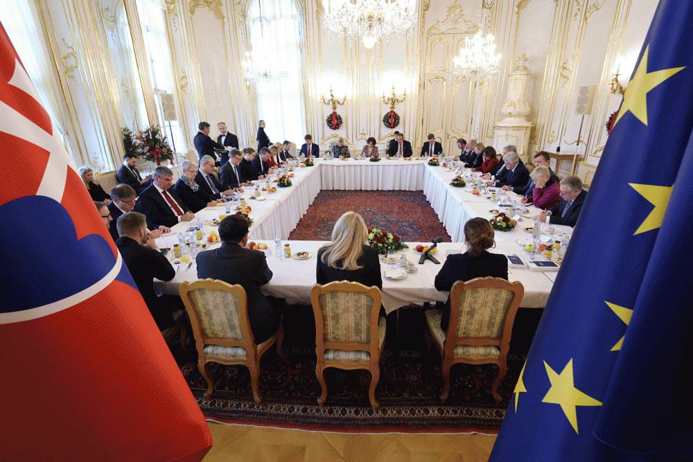 Prezidentka sa stretla s veľvyslancami krajín Európskej únie 