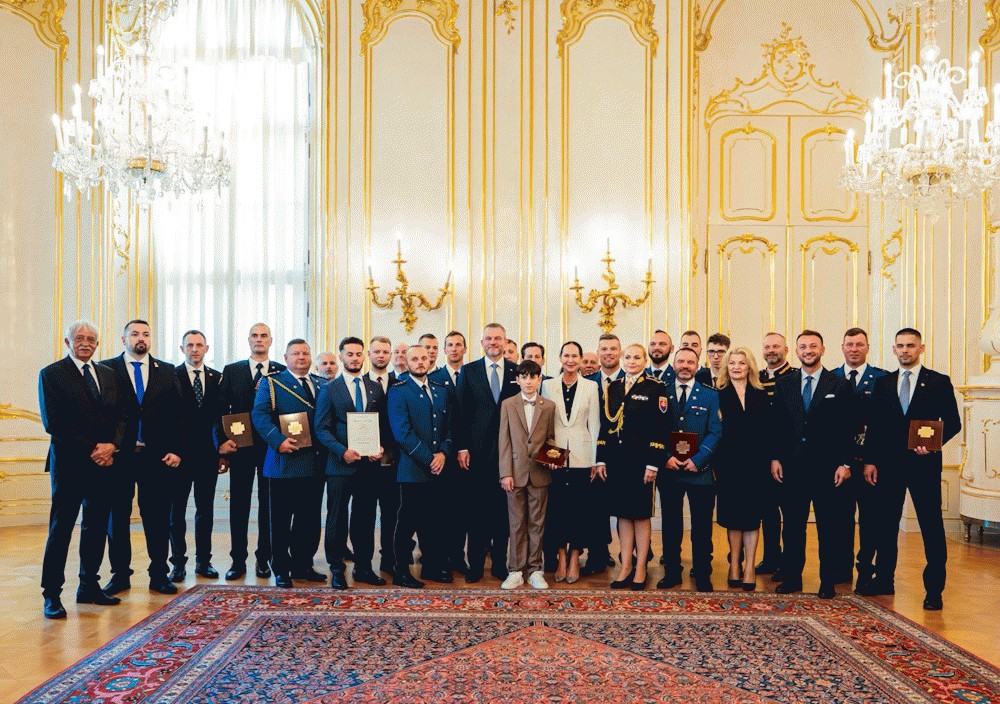 Prezident SR: Zlatý záchranársky kríž oceňuje hrdinstvo a schopnosť pomáhať v najkritickejších chvíľach