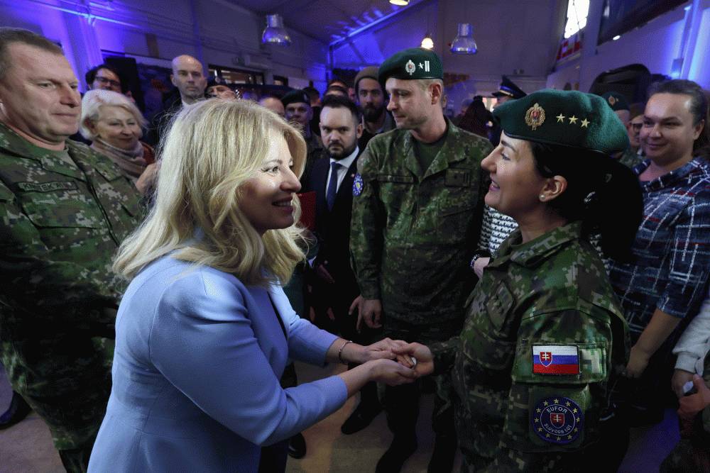 Prezidentka navštívila vojakov pôsobiacich v Bosne a Hercegovine 