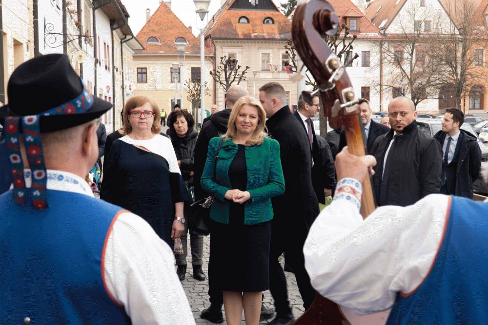 Prezidentka rokovala v Bardejove s predstaviteľmi samospráv