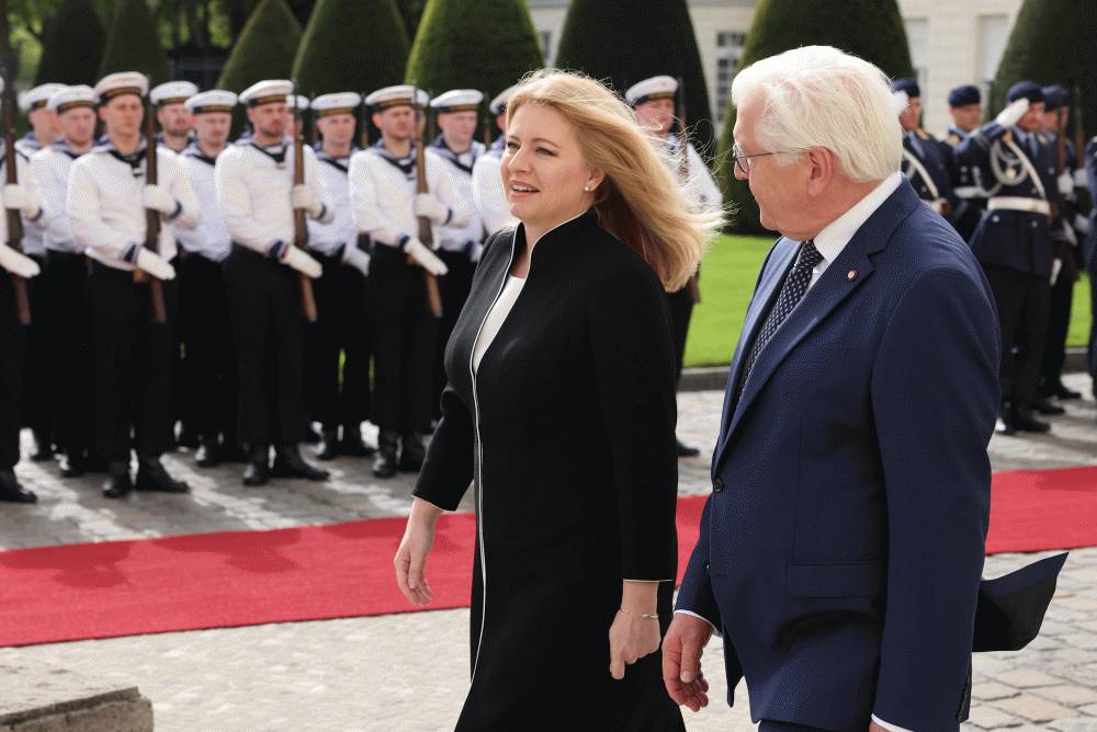 Séria rozlúčkových návštev prezidentky sa začala v Nemecku