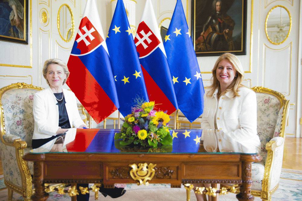 President meets the president of the European Commission 